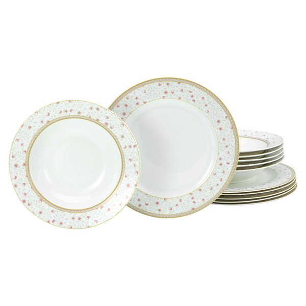 Creatable Emilia 17528 Tafelservice 12-Teilig Geschirrset Kombiservice Porzellan-image