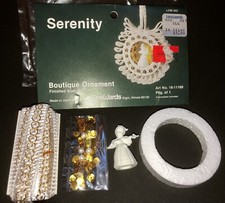 Vintage LeeWards Serenity Boutique Sequin Bead Christmas Ornament Kit  16-11169