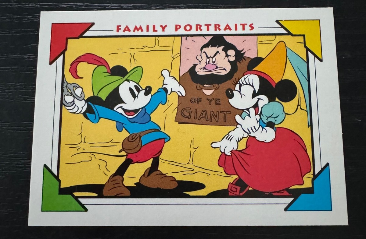 Disney 1991 Impel Family Portraits #130 Mickey & Minnie Mouse | eBay