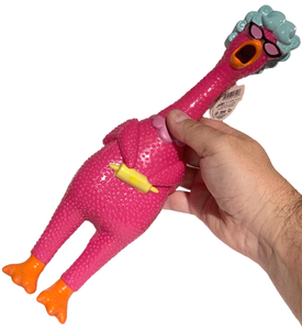 rubber chicken that makes noise