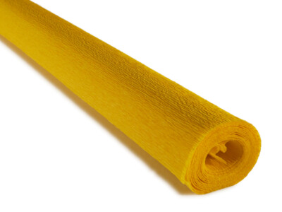 Krepppapier Rolle 90g (50 x 150cm) gelb (Farbton 372)