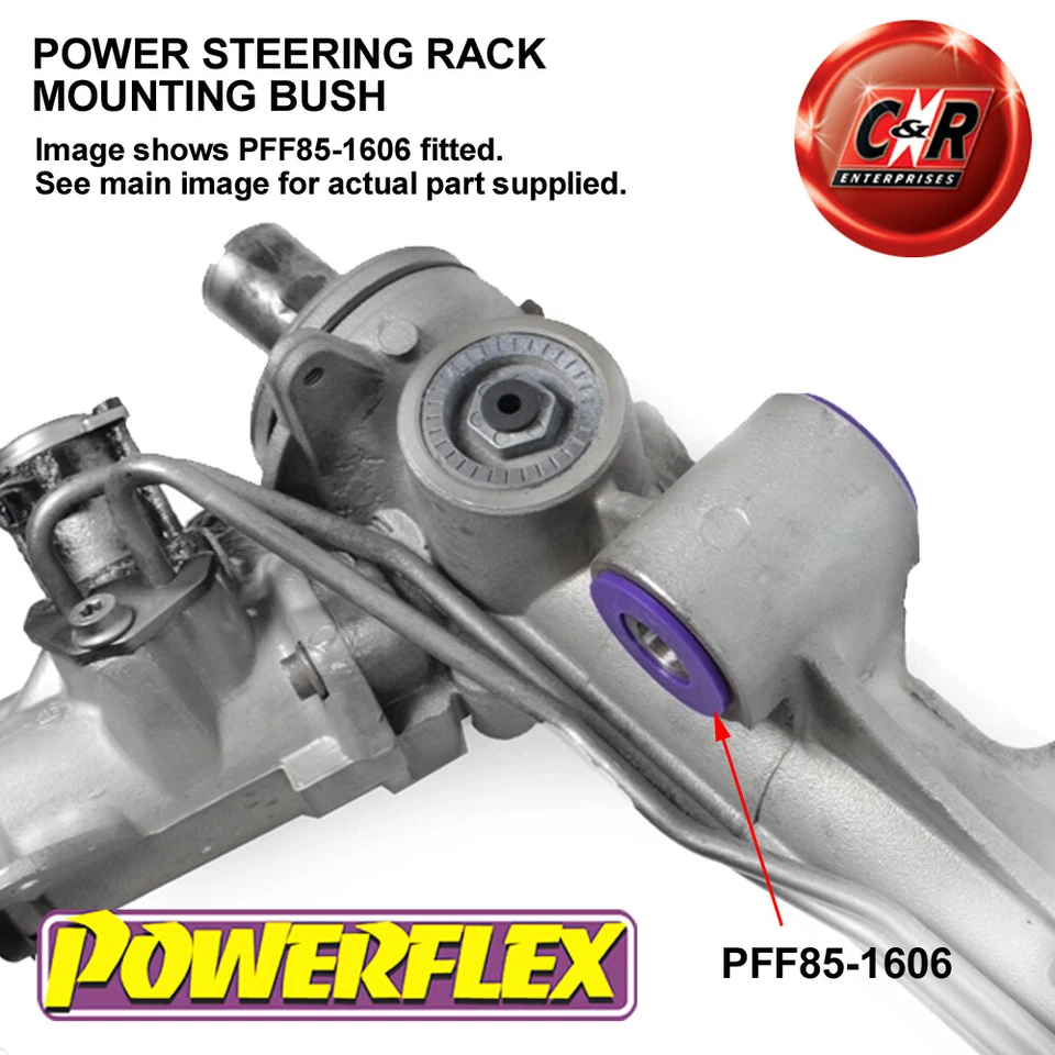 Powerflex Power Steering Rack Mount Bushes for Audi Q7 4L (2005-2015) PFF85-1606 - Image 4 of 4