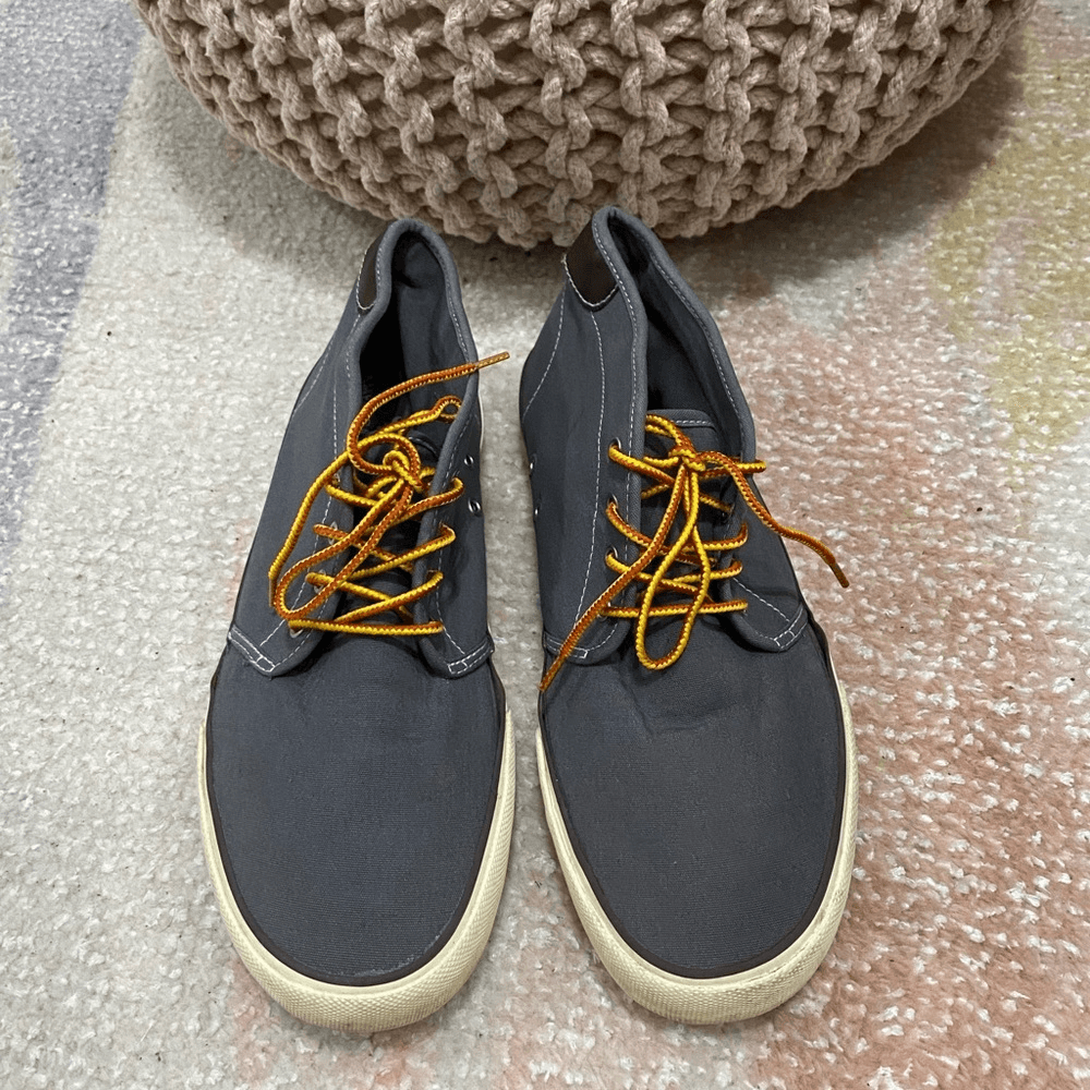 American Eagle (AEO) Mens High Top Sneakers Size 11 Gray &Rope
