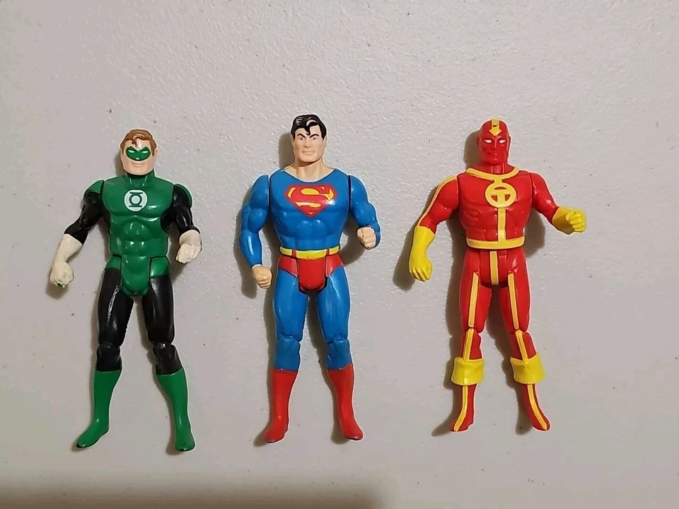 LOTE Vintage 1984 Green LANTERN, Super Man, Red Tornado Kenner DC Action FiguresS - Imagem 2 de 4