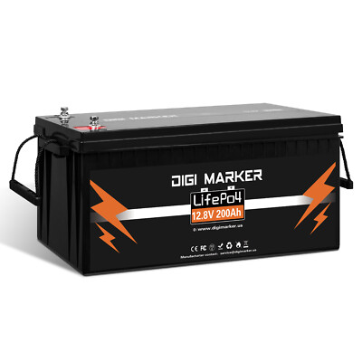 Anzeige Lithium Batterie 200Ah | Kurze Ladezeiten