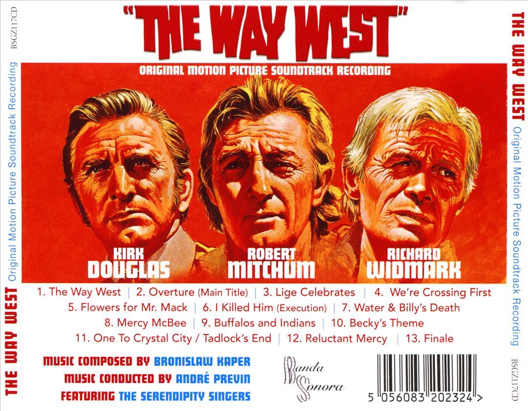 BRONISLAW KAPER WAY WEST [ORIGINAL MOTION PICTURE SOUNDTRACK] NEW CD