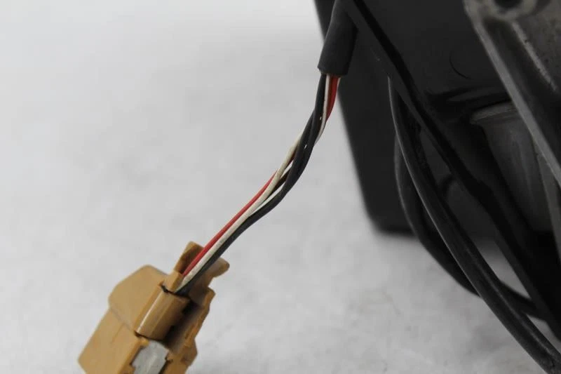 Espejo retrovisor de puerta de 5 cables negro lado izquierdo modelo eléctrico 1999-02 AUDI A4 OEM #9998 Foto 3 de 4