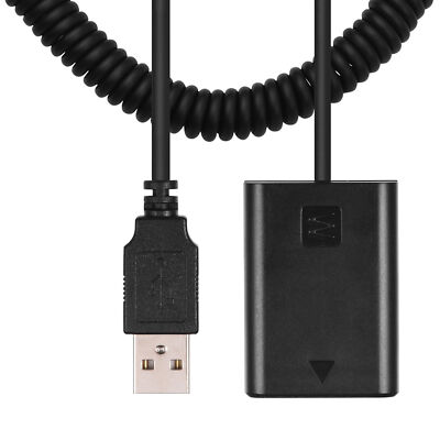  5V USB NP-FW50 Dummy   Coupler  with Flexible J7L7