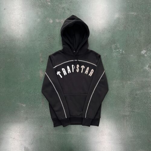 ✅Trapstar Split Arch Hoodie Tracksuit - BLACK/GREY (ALL SIZES)✅ - Picture 9 of 15