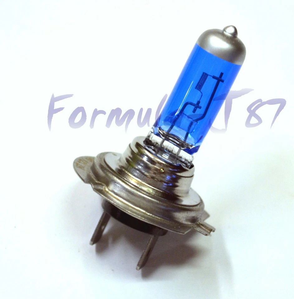 Halógeno H7 55W 5000K Blanco Dos Bombillas Cabeza Luz Luz Luz Baja Repuesto Plug Play Foto 2 de 4