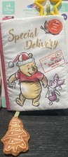 Disney Baby Winnie the Pooh Deluxe Soft Book special Delivery Santa New with Tag