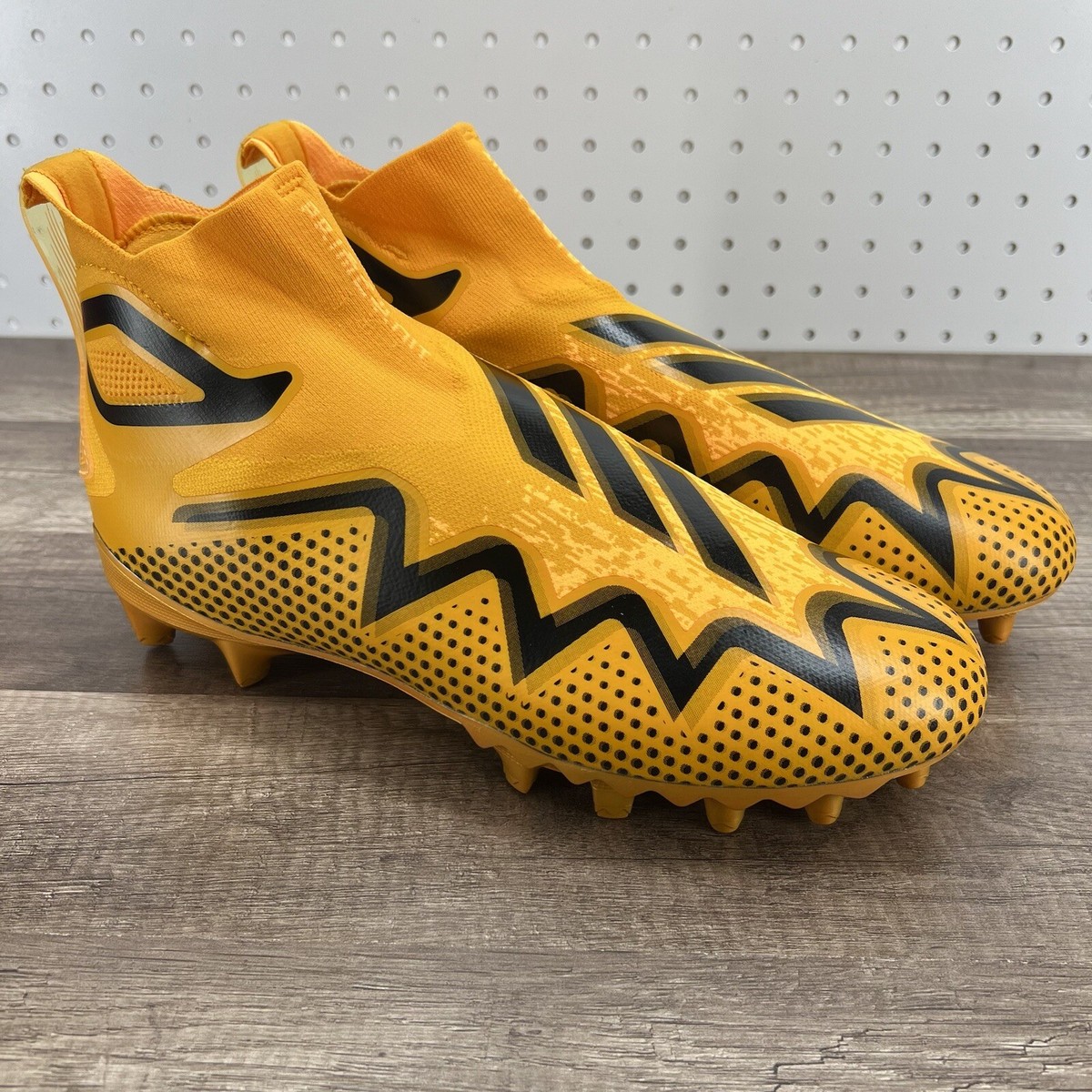Adidas Primeknit Freak Ultra 22 Yellow Football Cleats GZ0469 Size