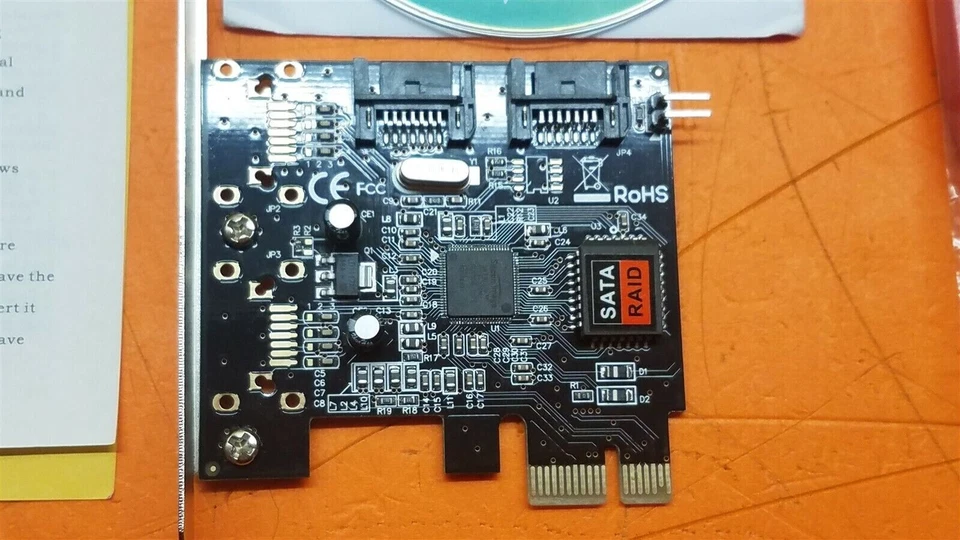 ⭐️⭐️⭐️⭐️⭐️ 2 Channels PCI-E Serial ATA II Host Raid Controller Card SY-PEX40015 - Image 2 of 4