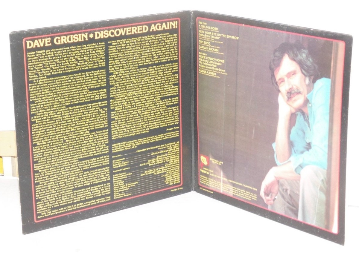 DAVE GRUSIN “SHEFFIELD LAB” シェフィールドラボ DAVE GRUSIN “SHEFFIELD LAB” シェフィールドラボ Dave Grusin