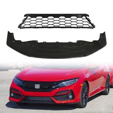 Front Lower Bumper Cover Grille For 2017-2019 10th-gen Honda Civic Hatchback Front Lower Bumper Cover Grille For 2017-2019 10th-gen Honda Civic Hatchback