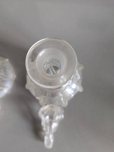 Antique Glass Decanters Victorian with Original Stoppers, perfect no chips - Picture 2 of 4
