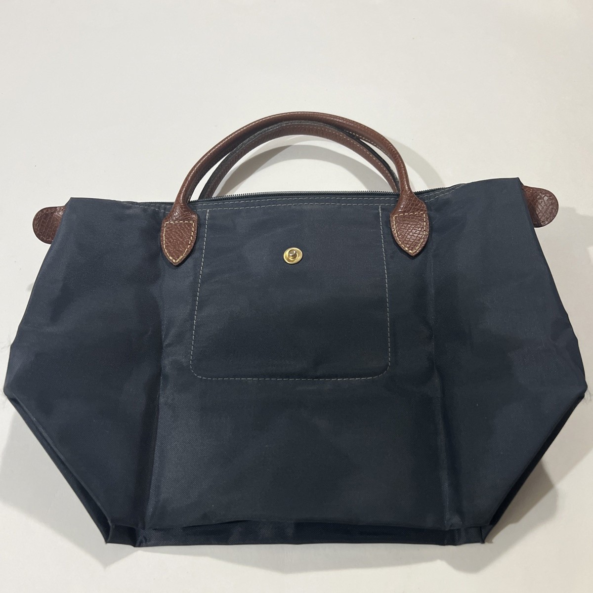Longchamp Le Pliage Navy Shopping Tote Bag Modele Depose