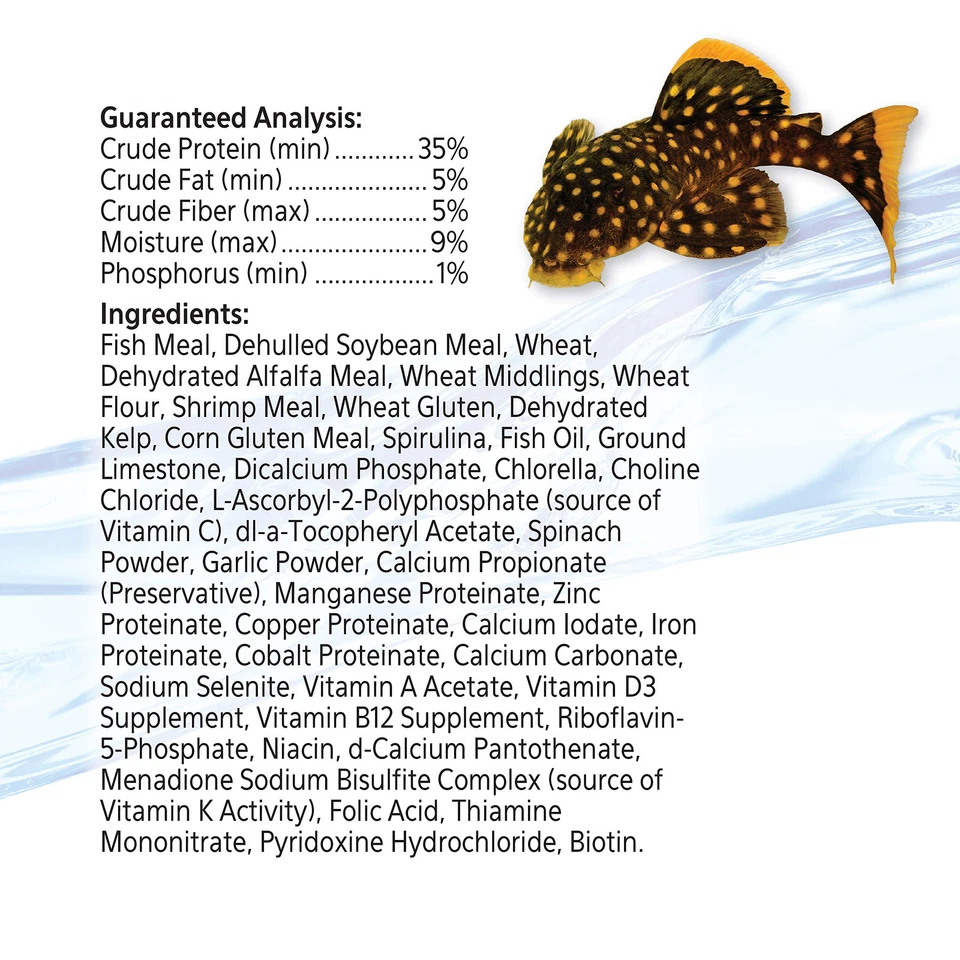 Rondas de algas Aqueon 3 oz para peces que habitan en el fondo Plecos Loaches Camarones Foto 4 de 4