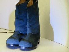 Vintage 1970s   Royal Air Force RAF Fireman's Crash Crew Boots. 8 Medium.