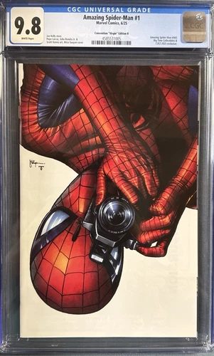 Amazing Spider-Man #1 CGC 9.8 C2E2 Surprise Drop Mico Suayan Virgin Color Cover