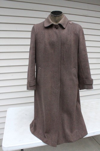 Steinbock, Cappotto vintage STEINBOCK originale Himalaya Loden nuovo lana marrone US uomo 44 R LEGGI