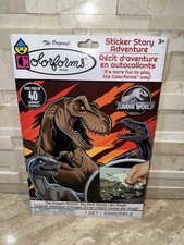 Colorforms Jurassic World Sticker Story Adventure Set