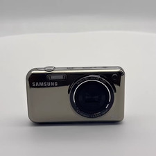 Samsung PL120 14.2MP Dual LCD Vintage Digital Camera 5x Digital Zoom -Silver