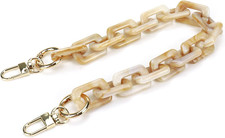 15.7"/40cm DIY Acrylic Resin Replacement Chain Purse Shoulder Strap with Buckle,
