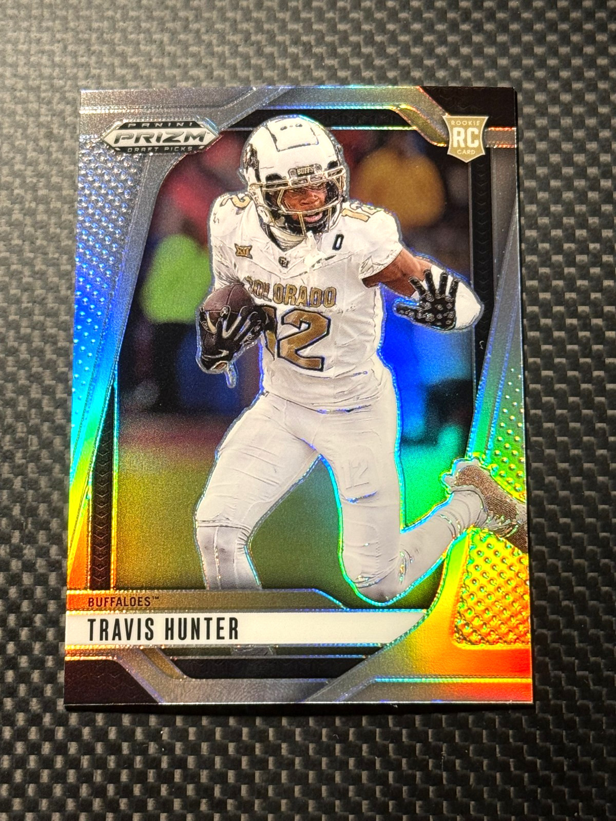 2025 Panini Prizm Draft #21 Travis Hunter SILVER PRIZM RC - Jacksonville Jaguars