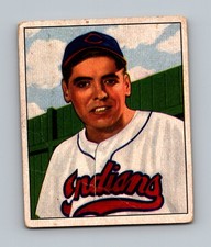 1950 Bowman #147 Mike Garcia Rookie LOW GRADE Vintage Baseball Card. rookie card picture