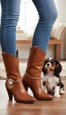 Women Gold Metal Chain Boot Bracelets Bling Sun Flower Anklet Charm Elegant Look