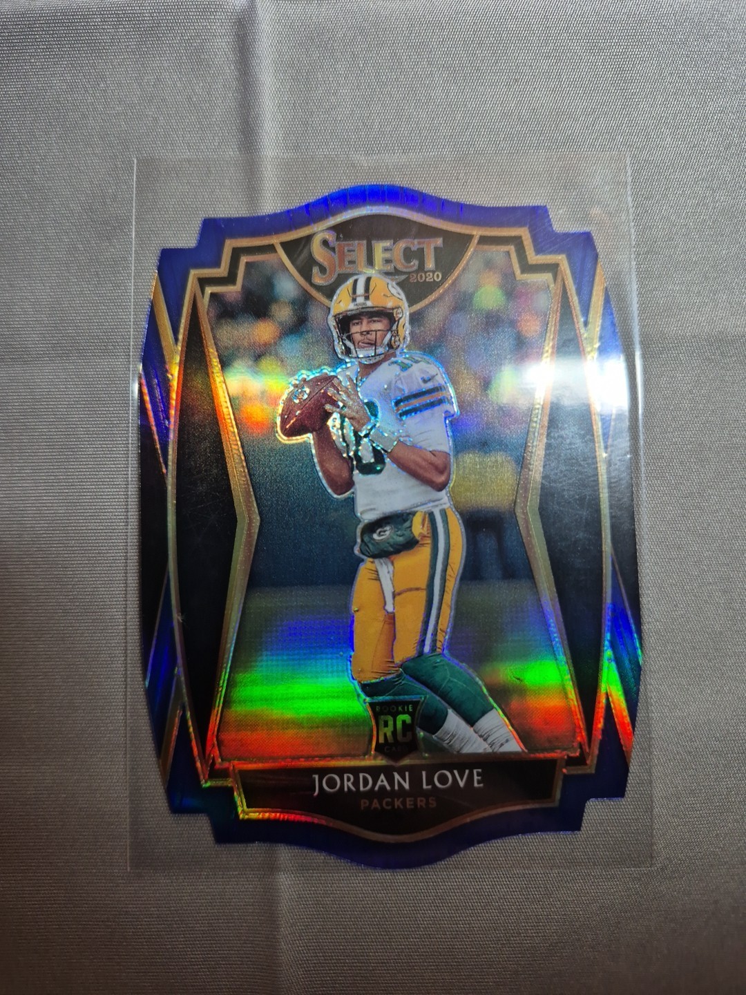 2020 Panini Select - Premier Level Jordan Love #147 Purple Prizm Die-Cut (RC)