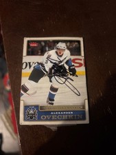 Alexander Ovechkin Capitals Signed 2006-07 Fleer Hot Prospects #98 7/10 BAS Card