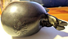 Vintage Smiling Pig Good Luck Sculpture 6.5" Smith Bronze Figurine Very Unique — photo 9