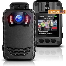Boblov Mini Body Camera, Full Hd 1296p Body Mounted Camera