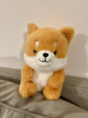 Shiba Inu Hund Plüschtier süß Stofftier Puppe Stofftier Kinder Geschenk neu UK klein