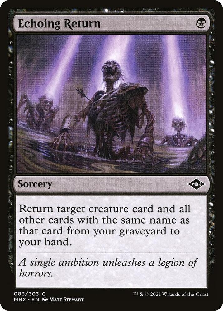 Echoing Return 83 Common Modern Horizons 2 Magic: The Gathering Near Mint