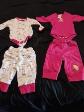 0-3 Mos Disney Classic Pooh one piece Set Of Two