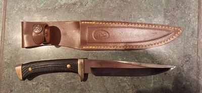 Muela Fury 90058 fixed blade knife- Made in Spain- lightly used w/leather sheath