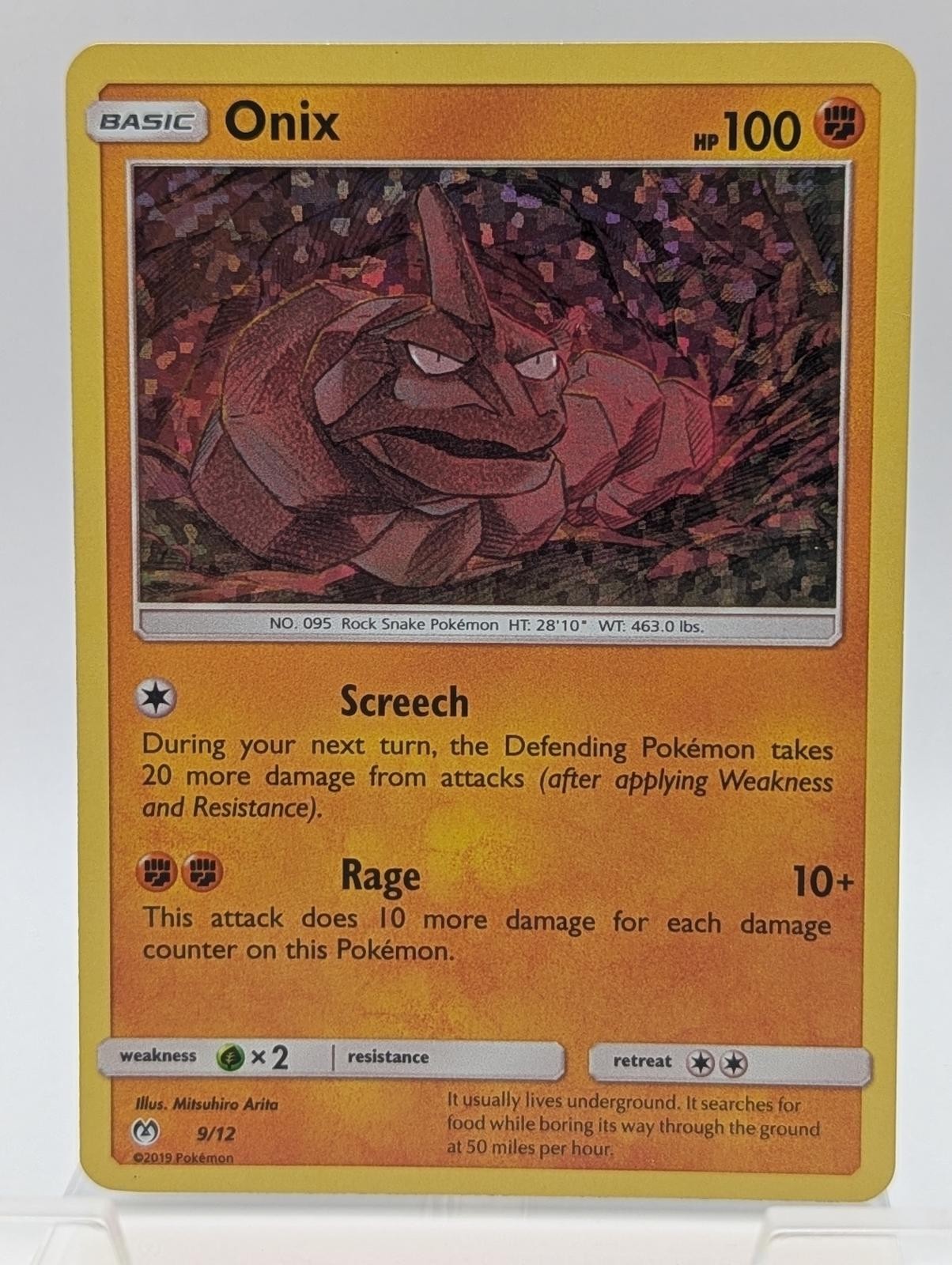 Onix 009/012 Holo Promo McDonald's Promos 2019 Pokemon LP