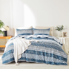 Comforter Set Queen Size, Boho Bed in a Bag 3 Pieces, Queen Soft Bohomian Comfor