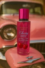 NEW Victoria's Secret Cherry Bite Fine Fragrance Mist Body Spray Splash 8.4 oz