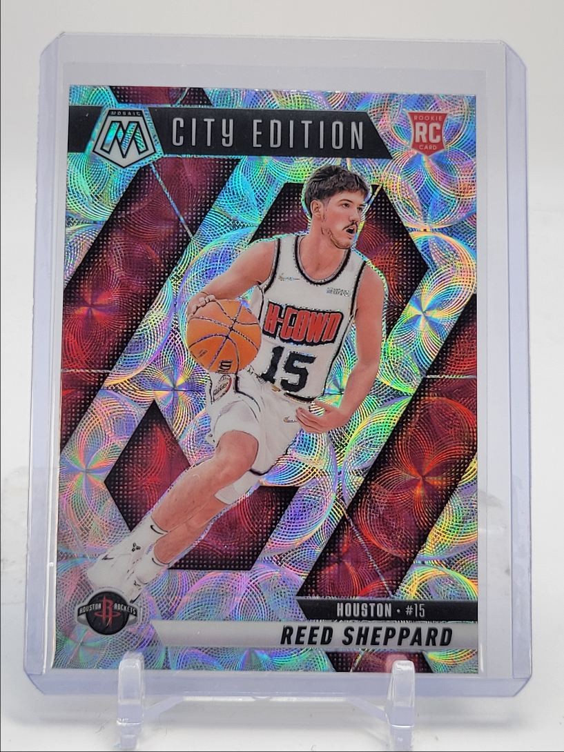 REED SHEPPARD 2024-25 MOSAIC CITY EDITION ROOKIE INTERNATIONAL A RC Q3185