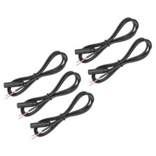 5pcs 3.5mm Female Jack to Bare Wire Open End Replacement TRS 3 Pole Cable, 1m