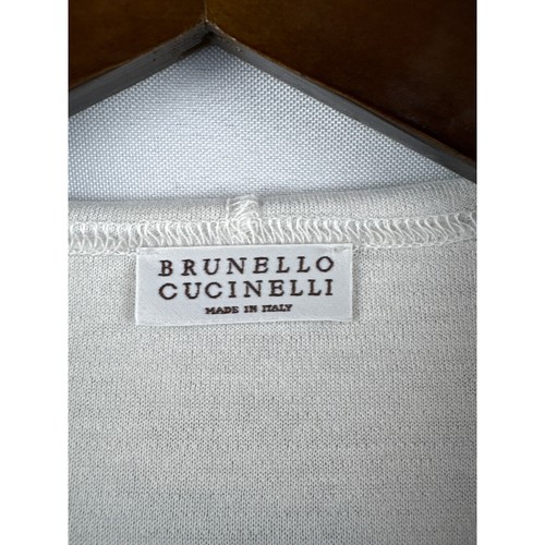 Women’s Brunello Cucinelli XS Greyish White Hoodie - Picture 4 of 5