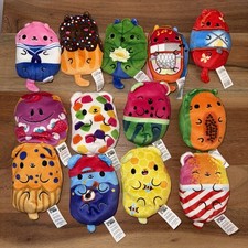 Lot of 13 Cats vs Pickles And Bears Vs Donuts Plush Bean Bags Toys