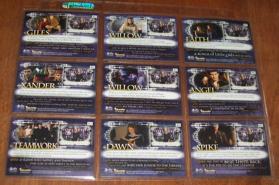 Nine 2006 Inkworks Buffy the Vampire Slayer Reinforcements Puzzle Set - Image 2 of 2