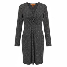 TORY BURCH SILK POLKA DOT MINI DRESS SZ S