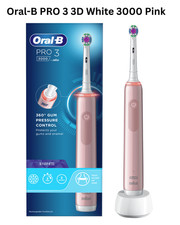 Image of Oral-B Pro 3000 Electric Toothbrush Rechargeable Deep Clean Whitening New Sealed