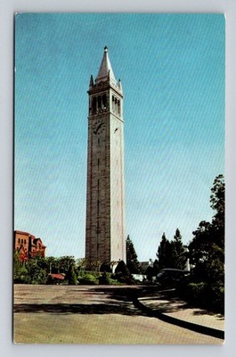 Berkeley CA-California, The Campanile, University, Antique, Vintage Postcard